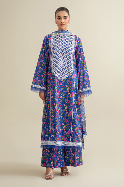 3 Piece - Printed & Embroidered Lawn Suit - E1915 - Shop Now at Kayseria