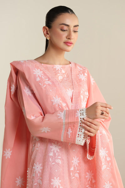3 Piece - Embroidered Cotton Lawn Suit - E1920 - Shop Now at Kayseria