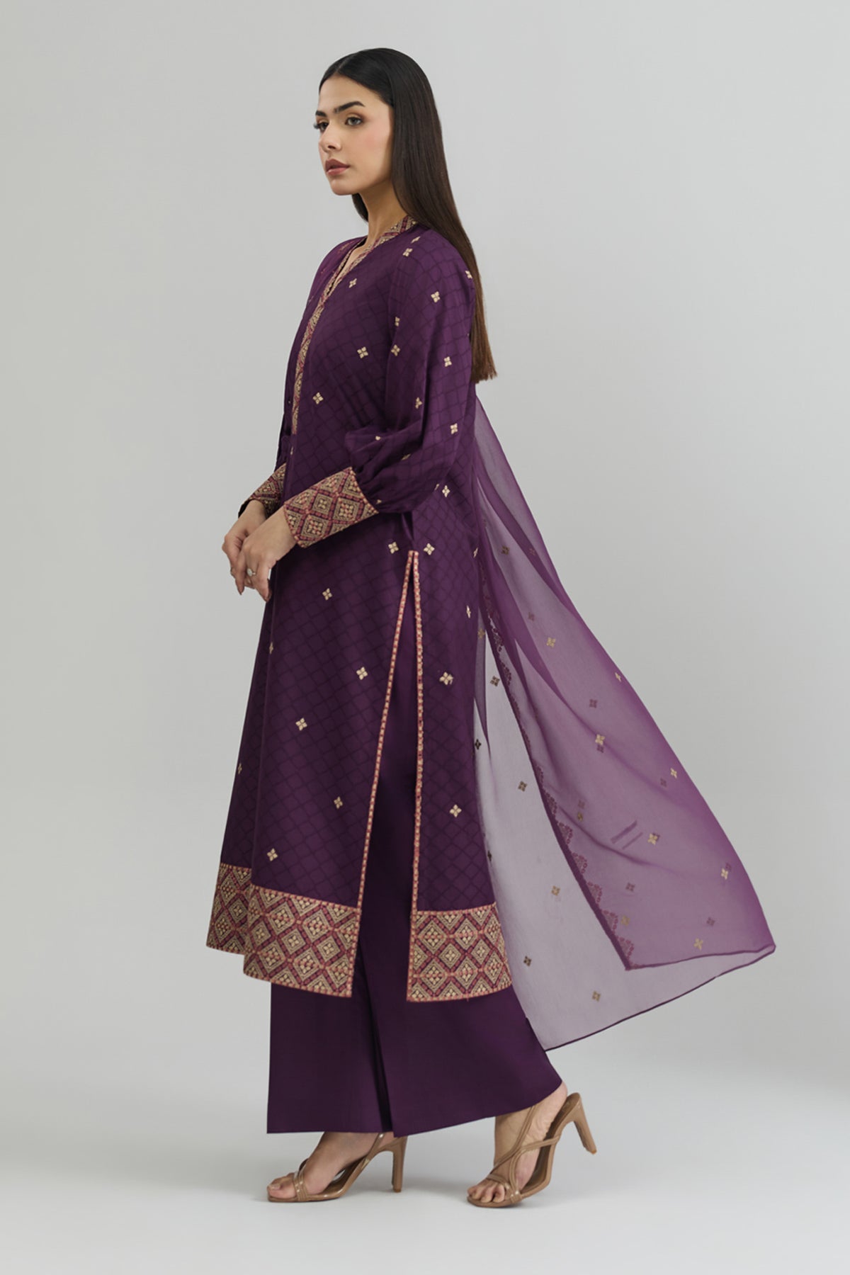 SELF JACQUARD | EMBROIDERED - Shop Now at Kayseria