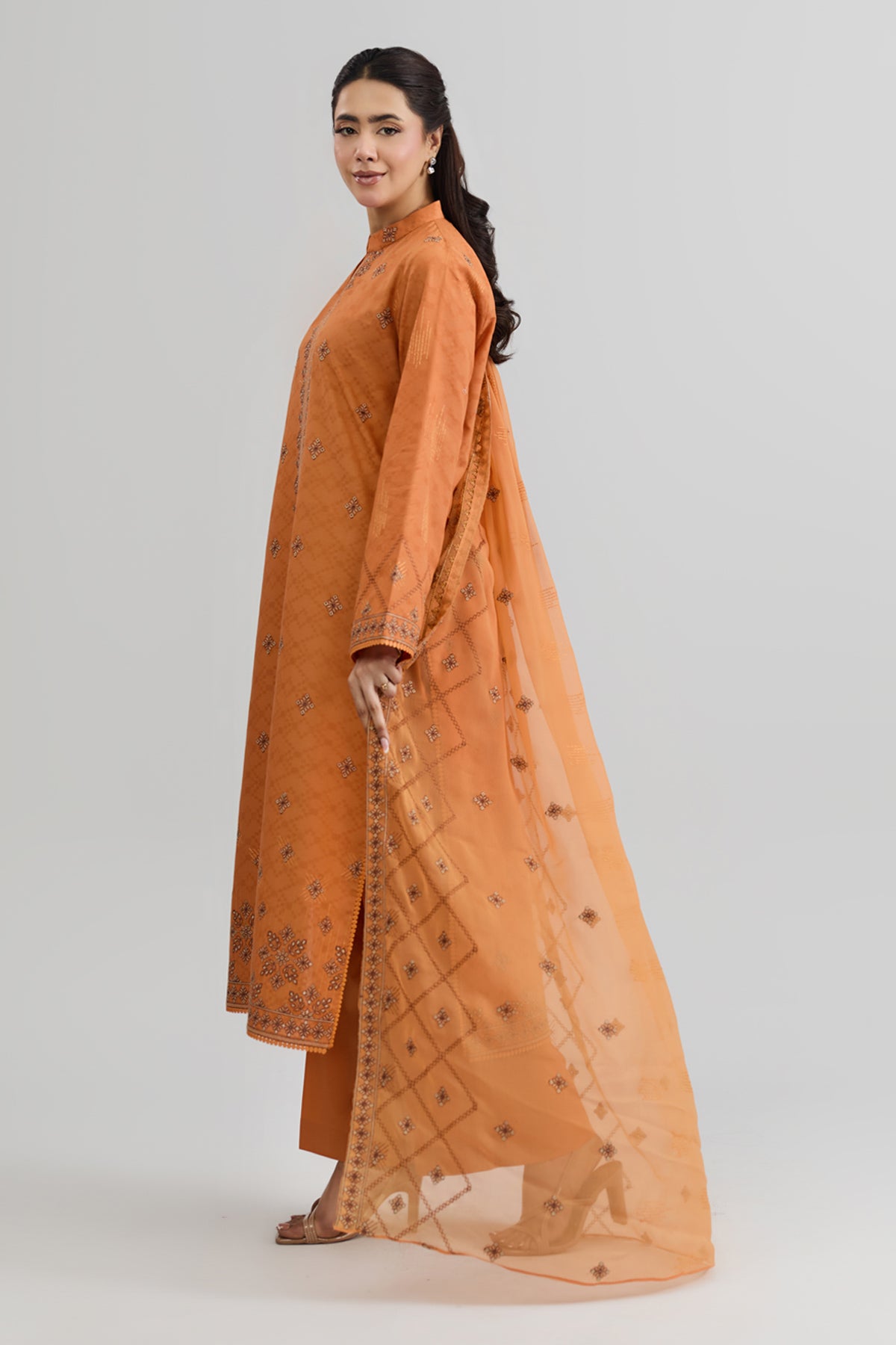 SELF JACQUARD | EMBROIDERED