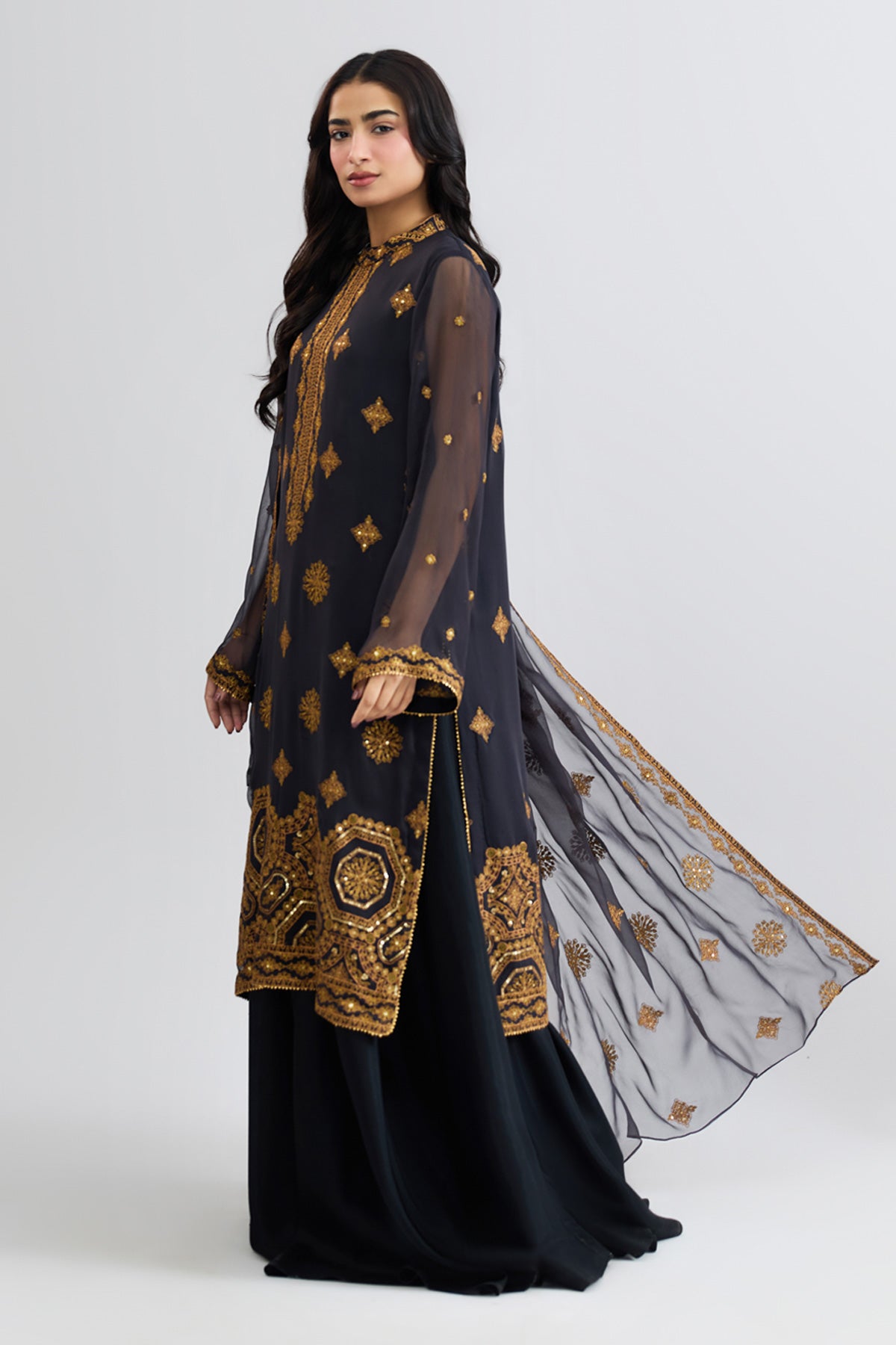 BAMBER CHIFFON | EMBROIDERED - Shop Now at Kayseria