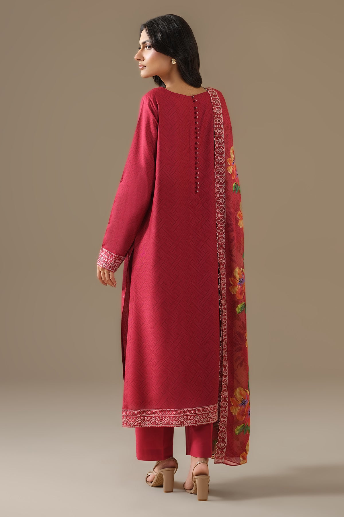 RAW SILK | EMBROIDERED