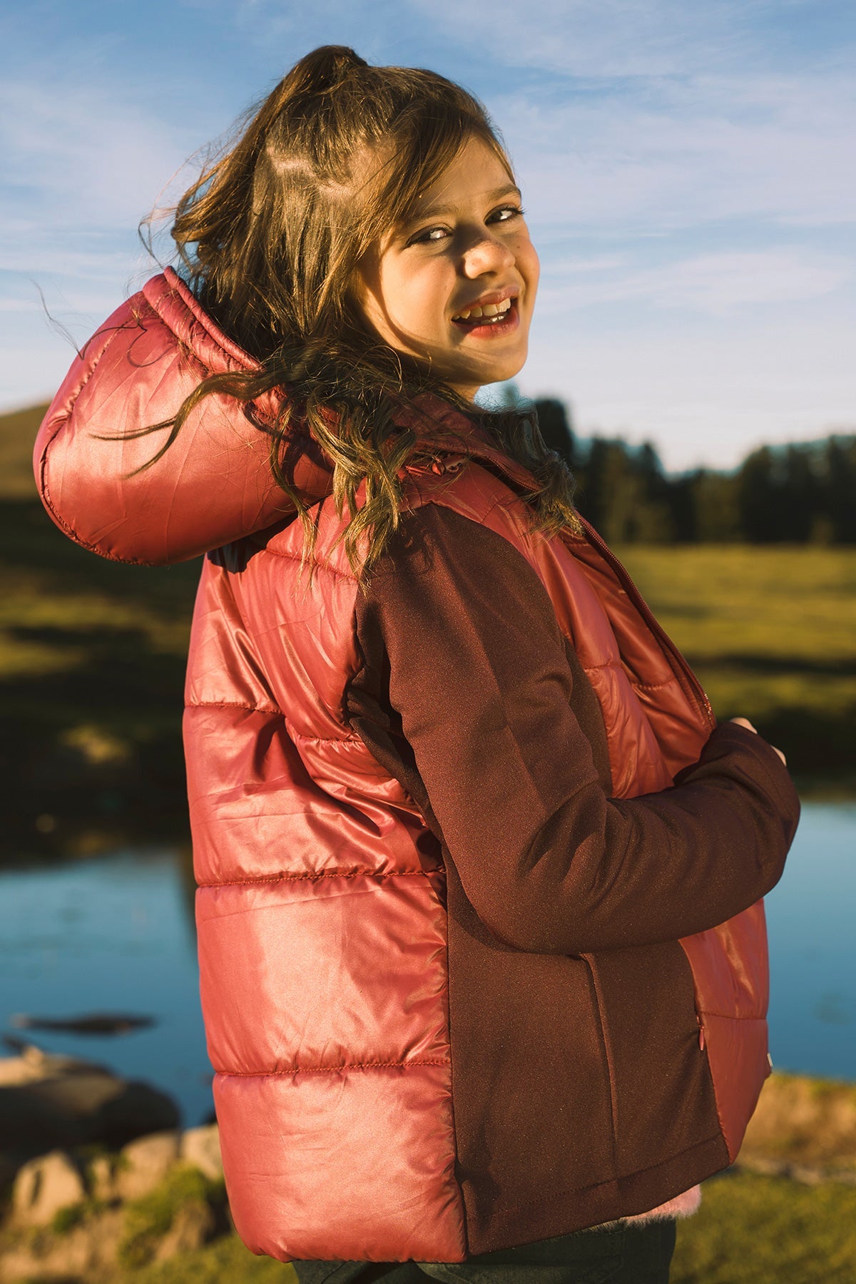 Girls Hooded Jacket - GJ602424 - Shop Now at Leisure Club