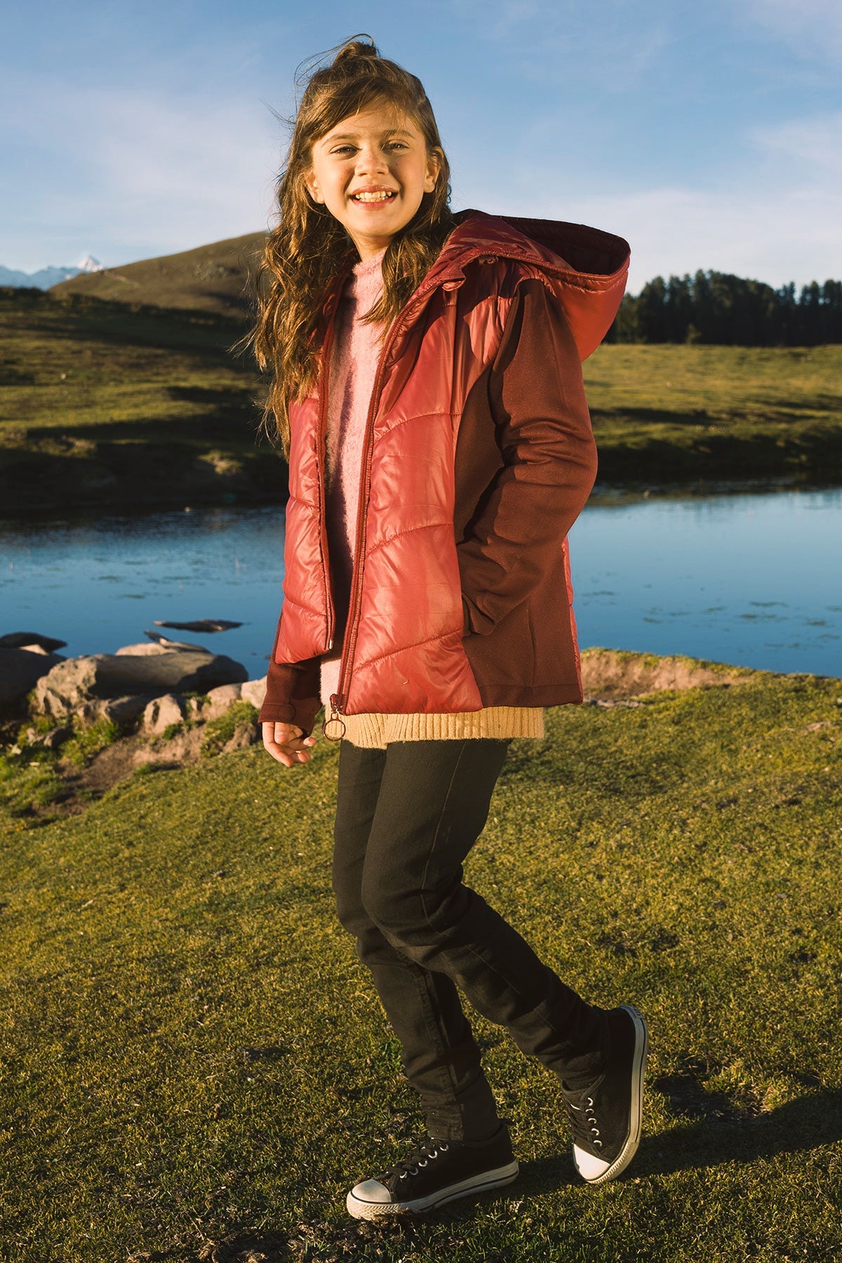 Girls Hooded Jacket - GJ602424 - Shop Now at Leisure Club