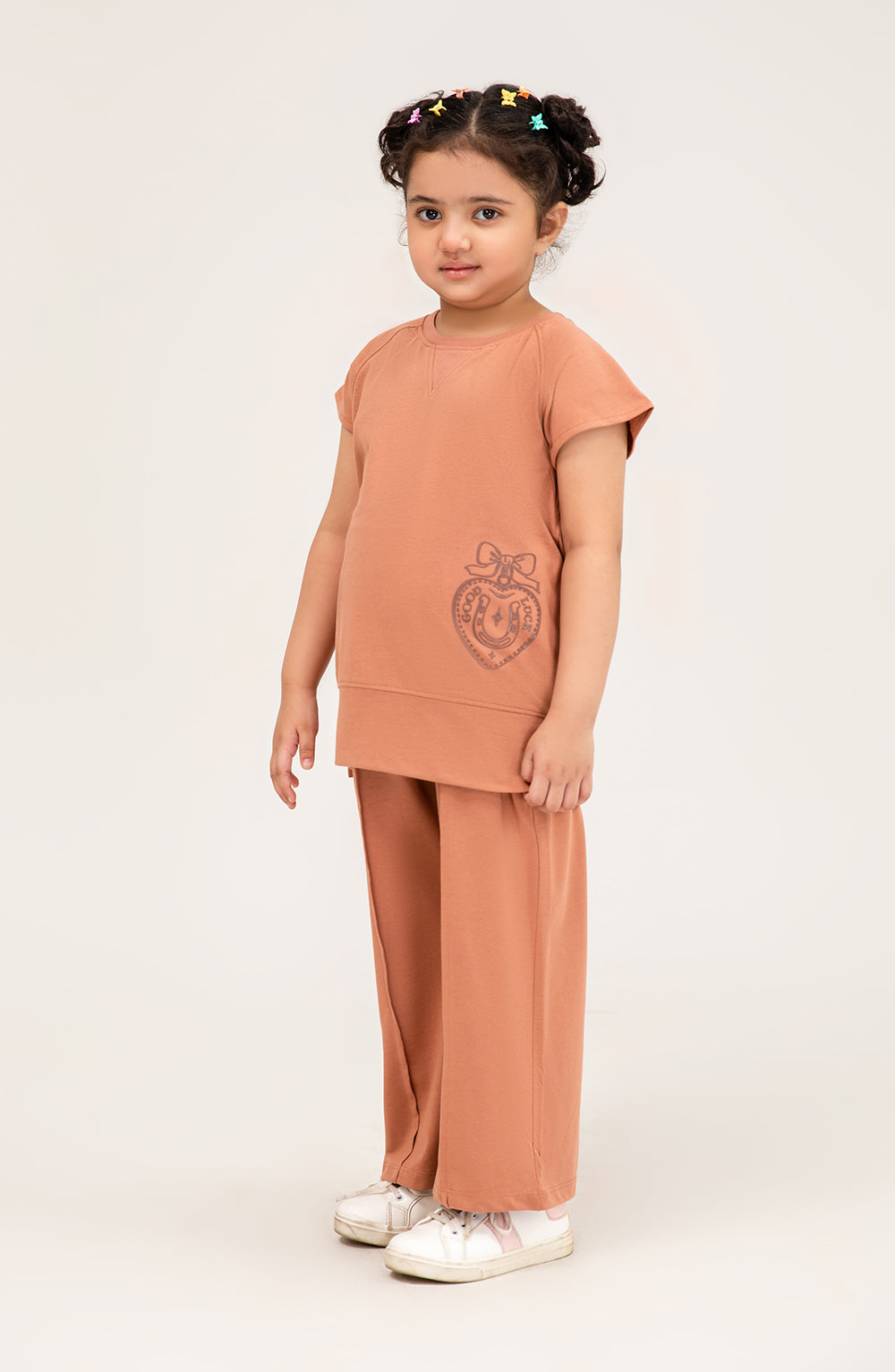 Girl Shirt And Shorts Co-Ord - GKC704325 - Shop Now at Leisure Club