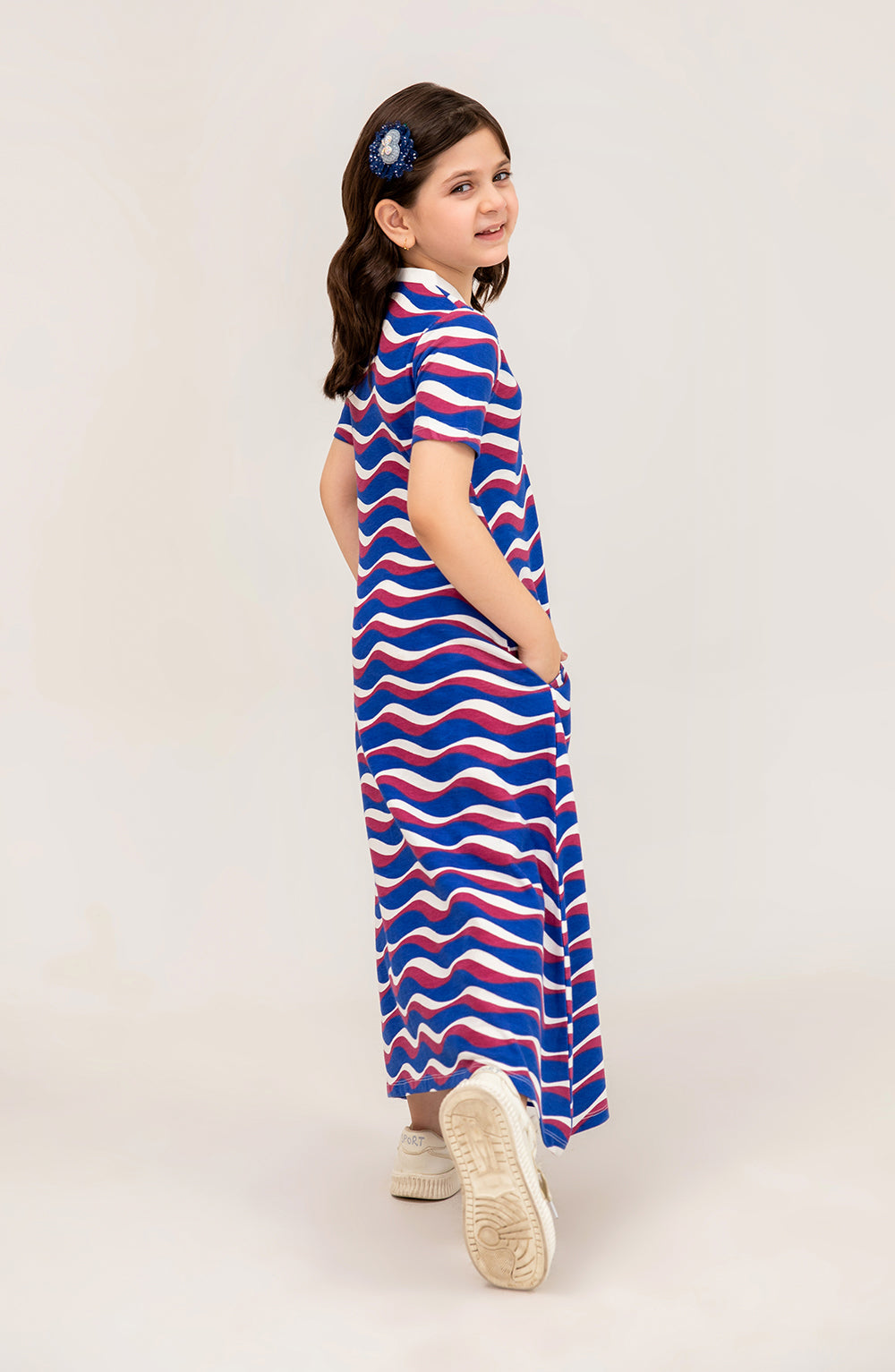 Girl Knit Ankle-Length Button Down - GKD700325