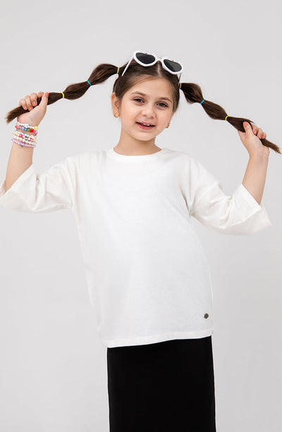 Girl Basic T-Shirt - GKT700125 - Shop Now at Leisure Club