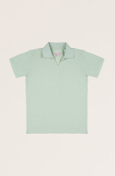 Girl Wide Collar V-Neck Shirt - GKT705125 - Shop Now at Leisure Club