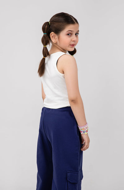 Girl Cropped Tank Top - GKT715125 - Shop Now at Leisure Club