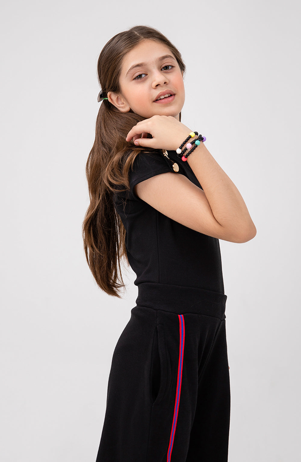 Girl Gold Buttons Bodysuit - GKT715325 - Shop Now at Leisure Club