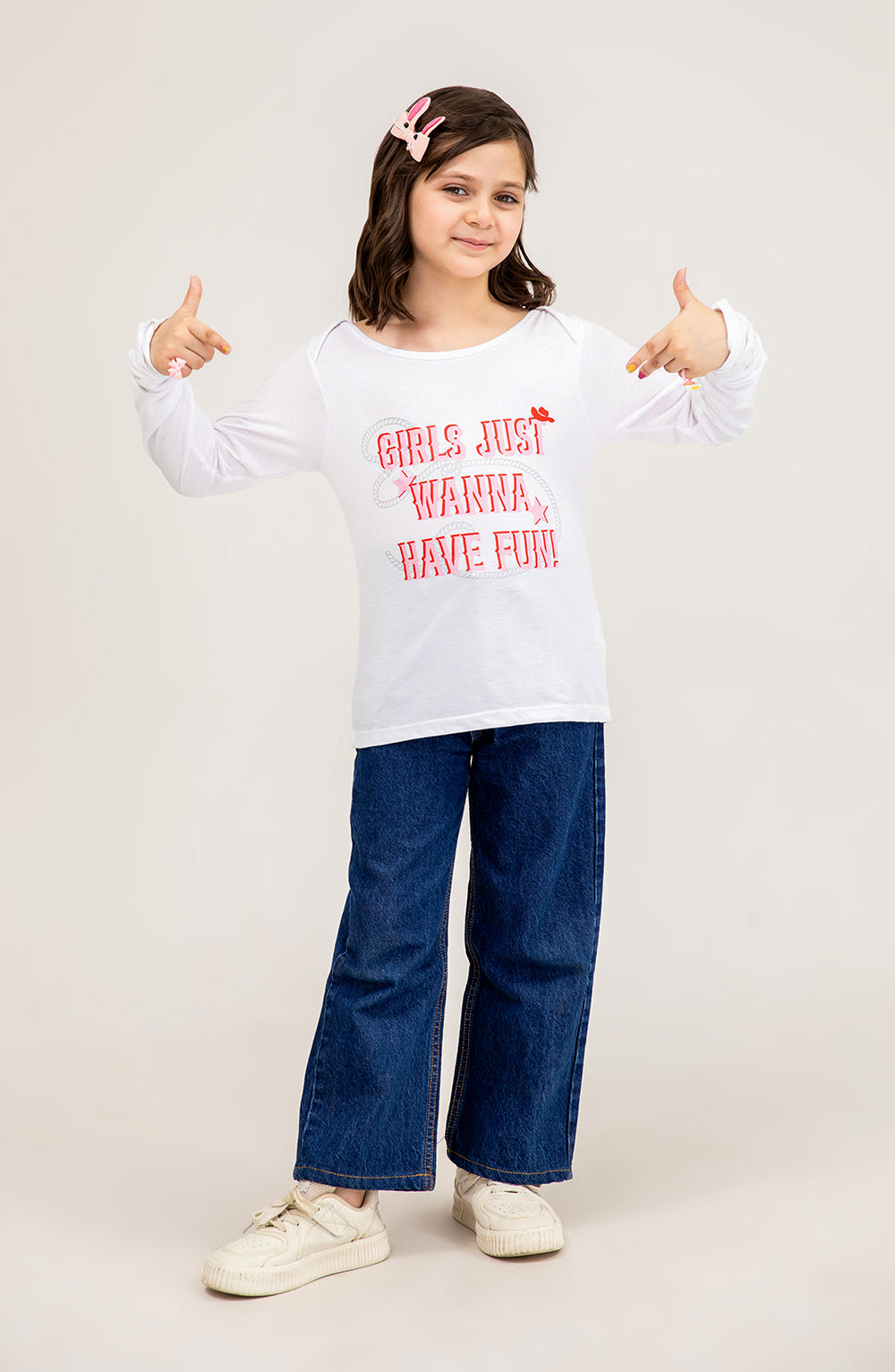 Girl Wanna Have Fun Tee - GKT720325 - Shop Now at Leisure Club