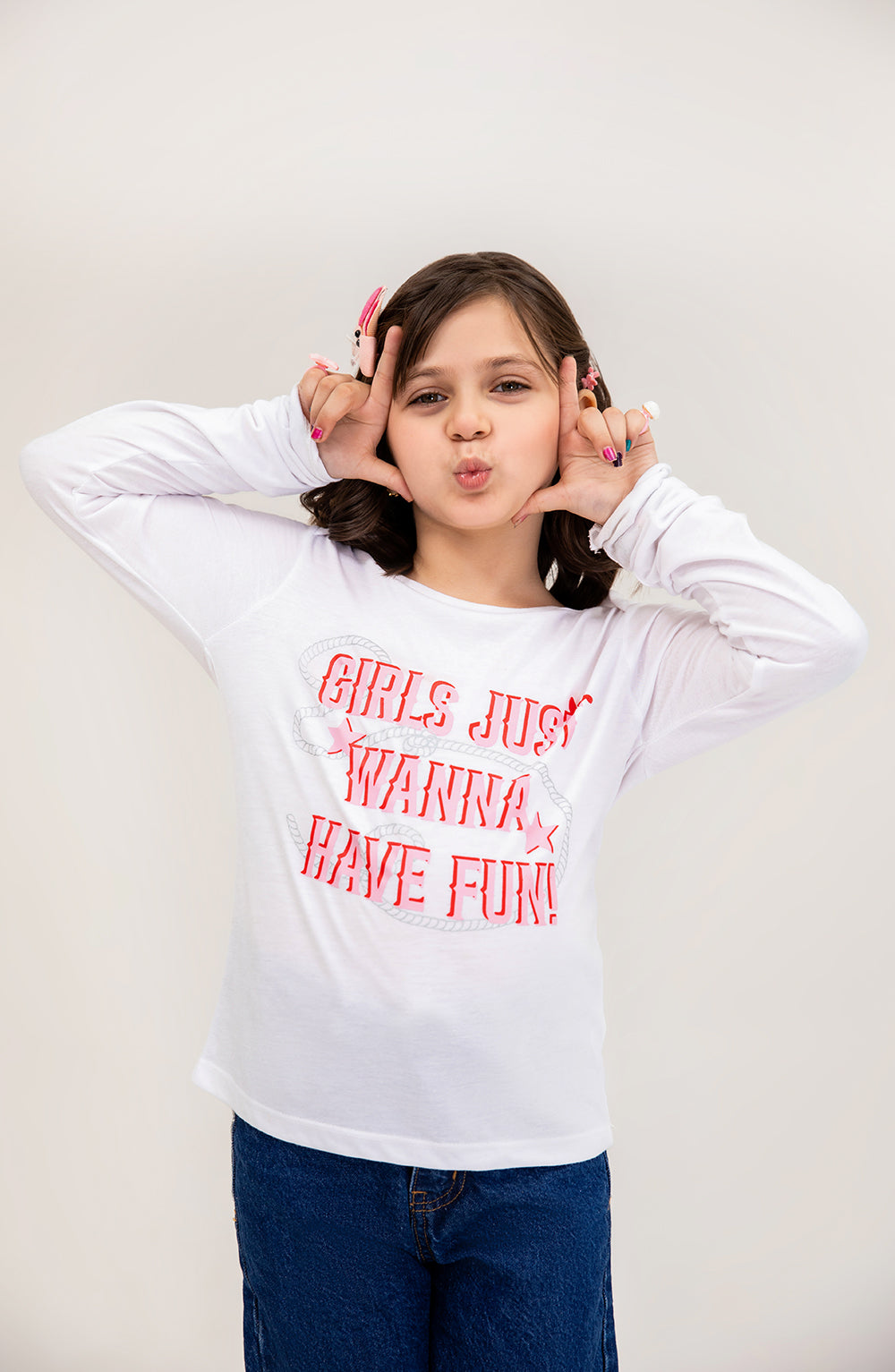 Girl Wanna Have Fun Tee - GKT720325 - Shop Now at Leisure Club