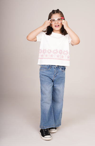 Girls Printed Tee - GKT765325 - Shop Now at Leisure Club