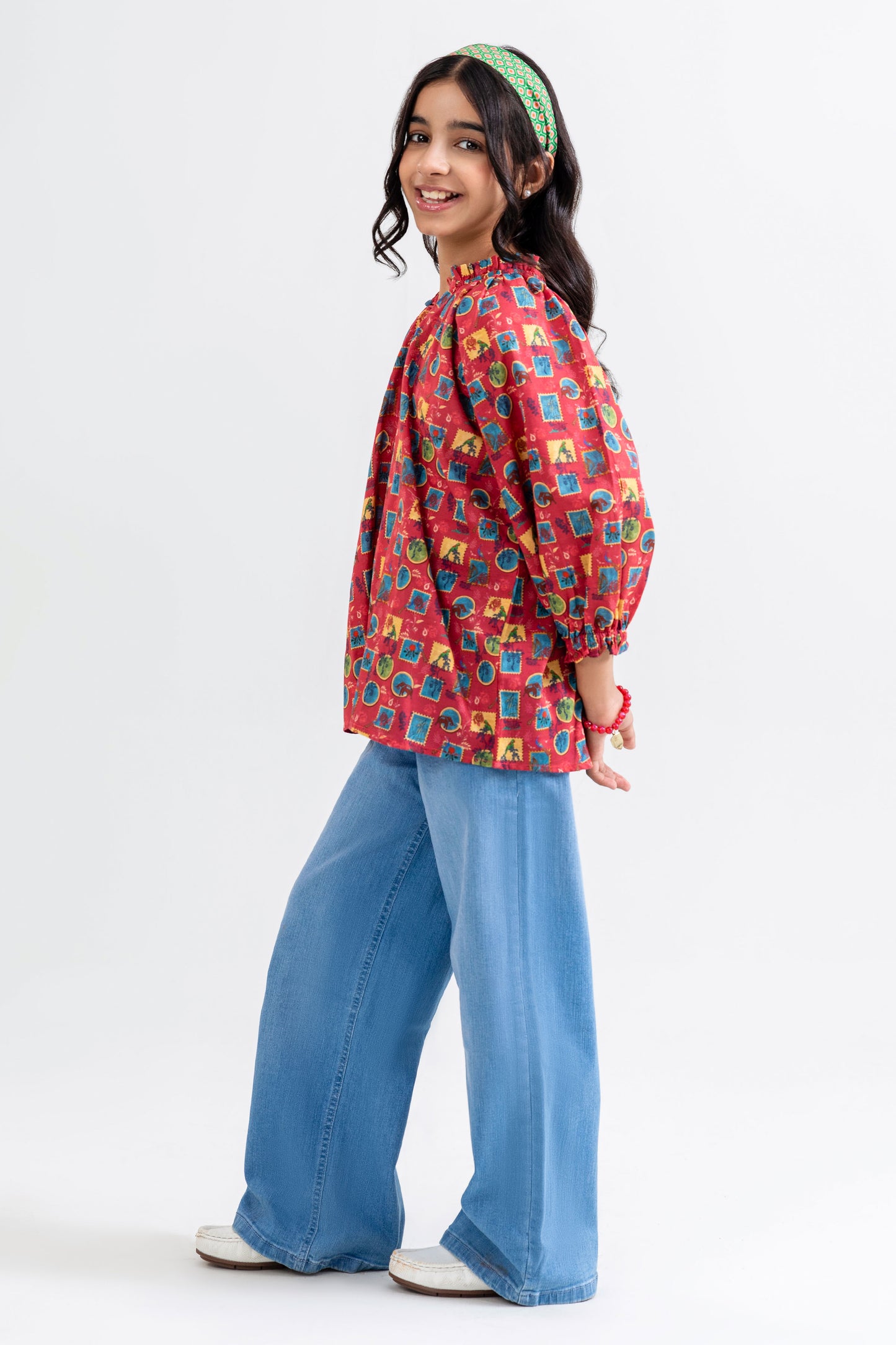 Printed Boho Top - GW701126