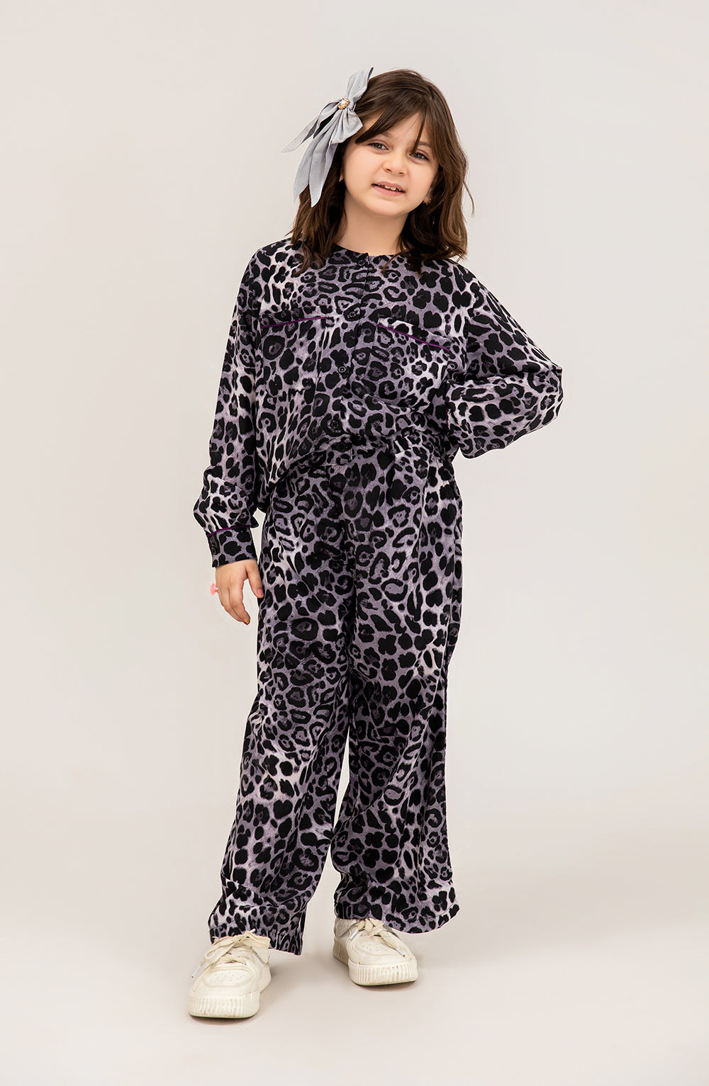 Girl Cheeta Printed Co Ord - GWC703125 - Shop Now at Leisure Club