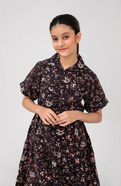 Girl Belted Dress - GWD706325 - Shop Now at Leisure Club
