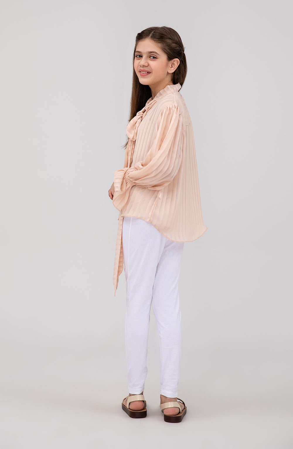 Girl Bow Tie Shirt - Shop Now at Leisure Club