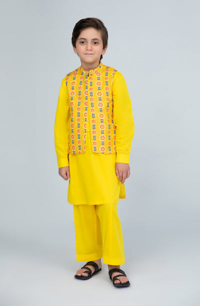 Printed Waist Coat 3piece Infant - SIS945324 - Shop Now at Leisure Club