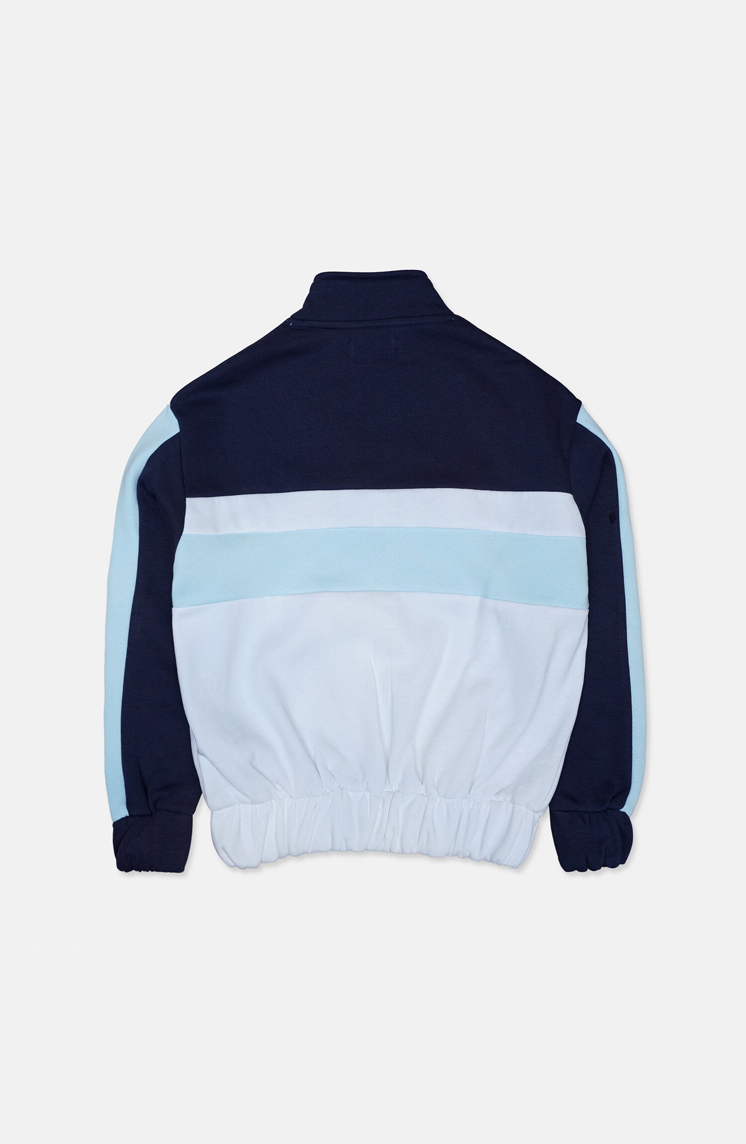 COLOR BLOCK MOCK ZIPPER - GKH605424 - Shop Now at Leisure Club