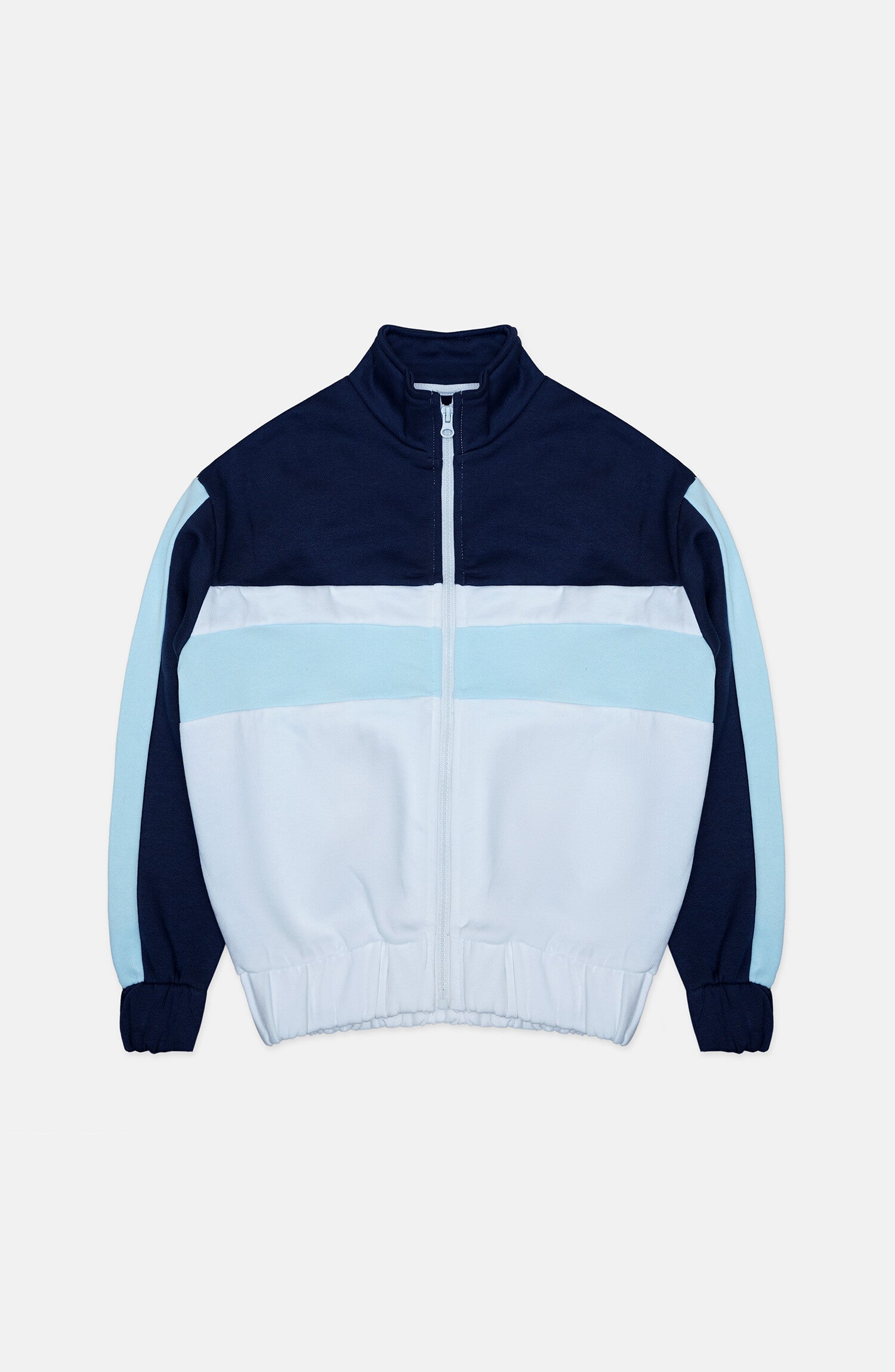 COLOR BLOCK MOCK ZIPPER - GKH605424 - Shop Now at Leisure Club