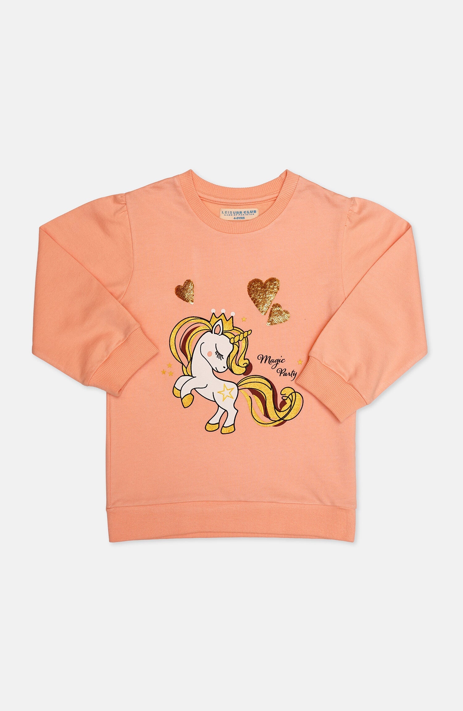 Unicorn Emballished Sweatshirt - IGHK608424 - Shop Now at Leisure Club