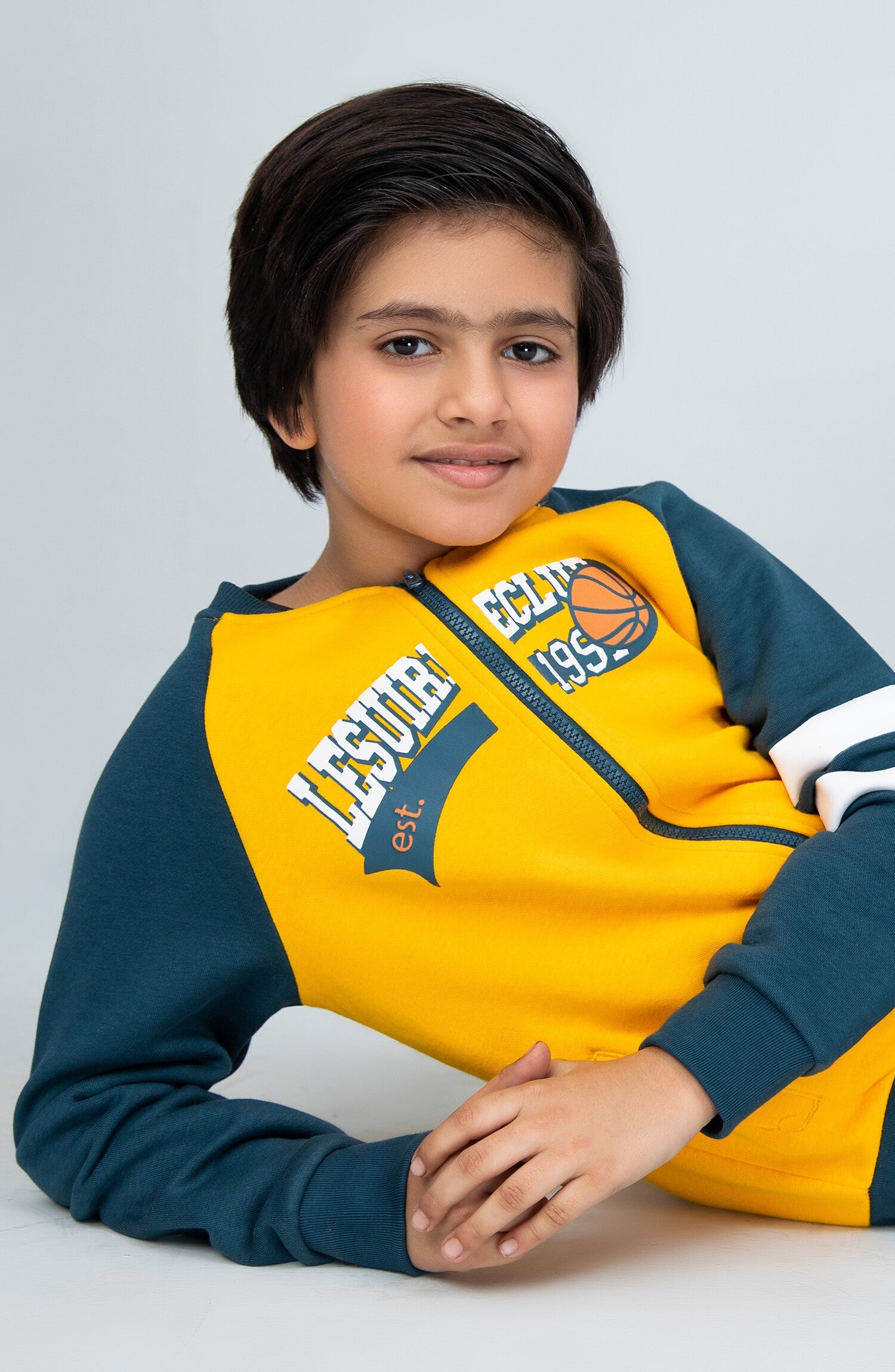 Color Block Zipper - BHK602524 - Shop Now at Leisure Club