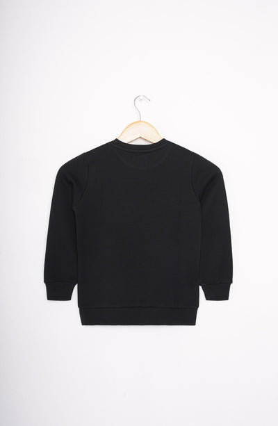 Basic Black Sweatshirt - BHK621524 - Shop Now at Leisure Club