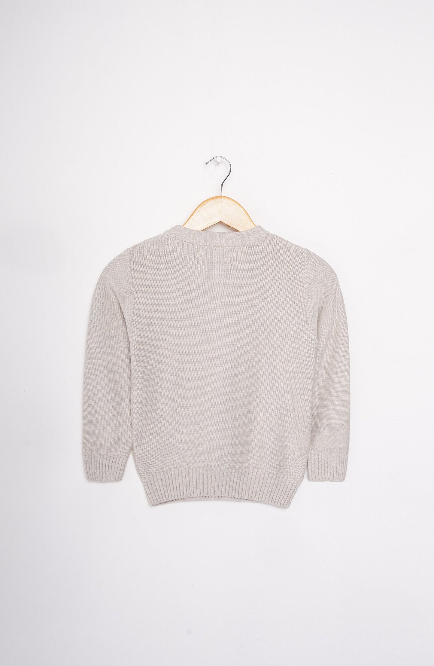 Cable Knit Crew Neck Sweater - BS609424 - Shop Now at Leisure Club