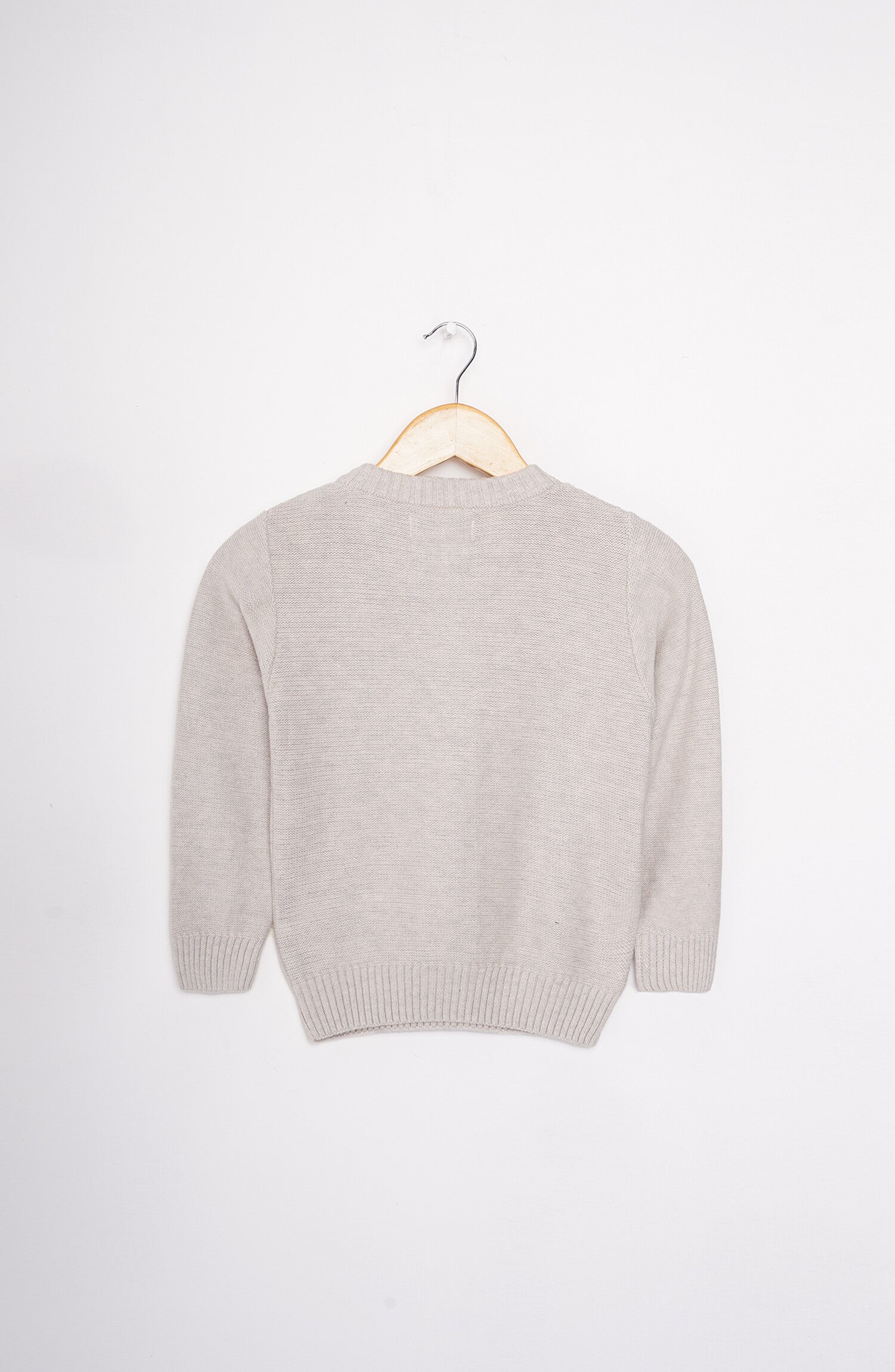 Cable Knit Crew Neck Sweater - BS609424 - Shop Now at Leisure Club