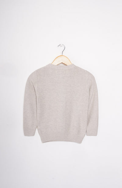 Cable Knit Crew Neck Sweater - BS609424 - Shop Now at Leisure Club