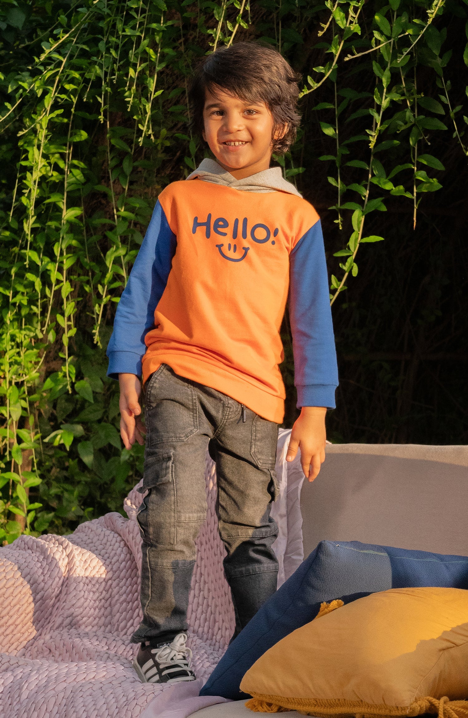 Basic Hello Hoodie - IBHK604424 - Shop Now at Leisure Club