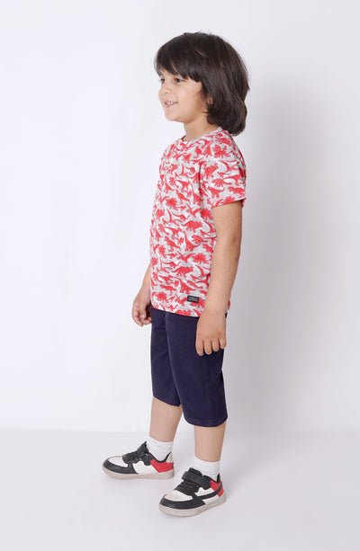 Printed Jersey Henley - IBK701B124 - Shop Now at Leisure Club