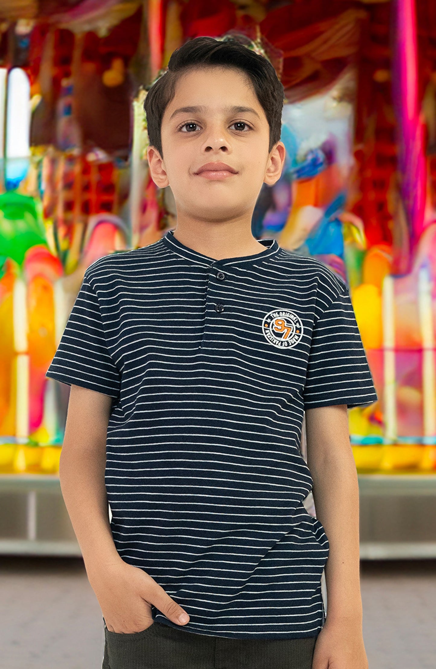 Drop Shoulder T Shirt With Str - IBK901A324 - Shop Now at Leisure Club