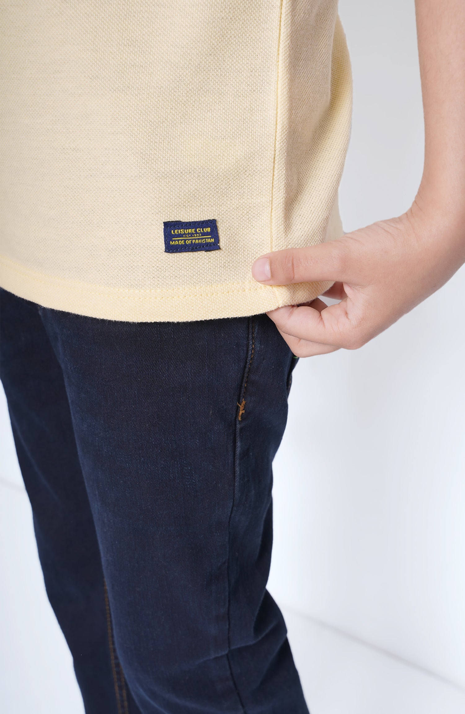 Blue Drop Shoulder T Shirt - IBK902A324 - Shop Now at Leisure Club