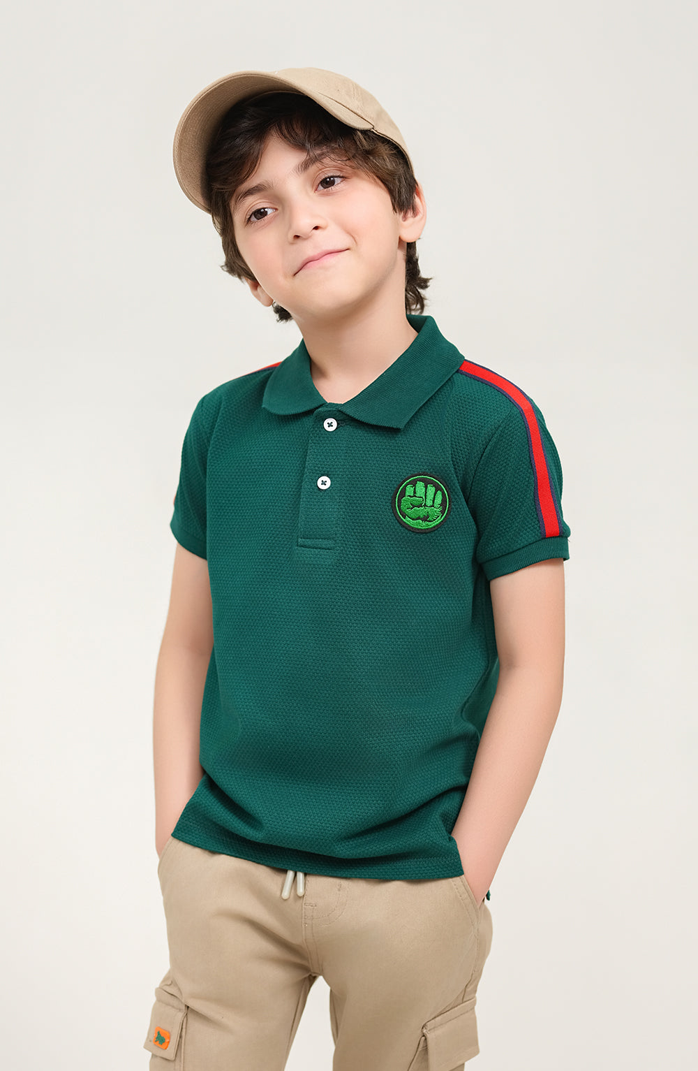 Boys Knitwear Polo Shirt