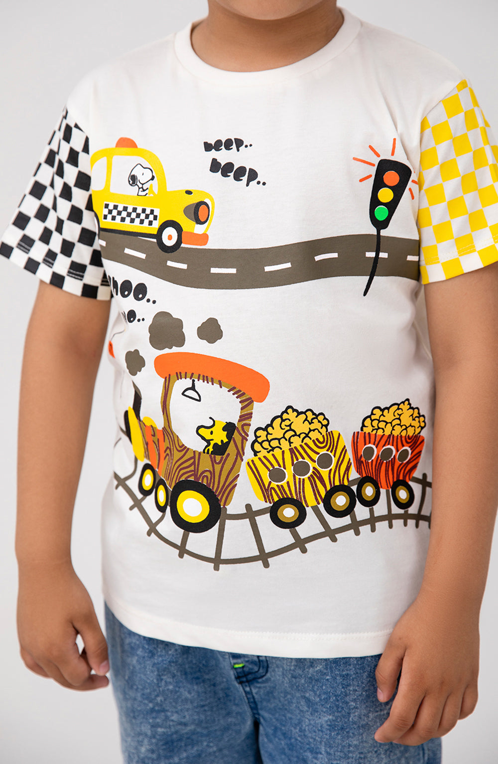 Boys Snoopy Story T-Shirt - IBKT704325 - Shop Now at Leisure Club
