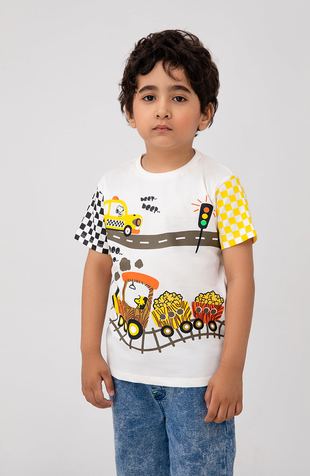 Boys Snoopy Story T-Shirt - IBKT704325 - Shop Now at Leisure Club