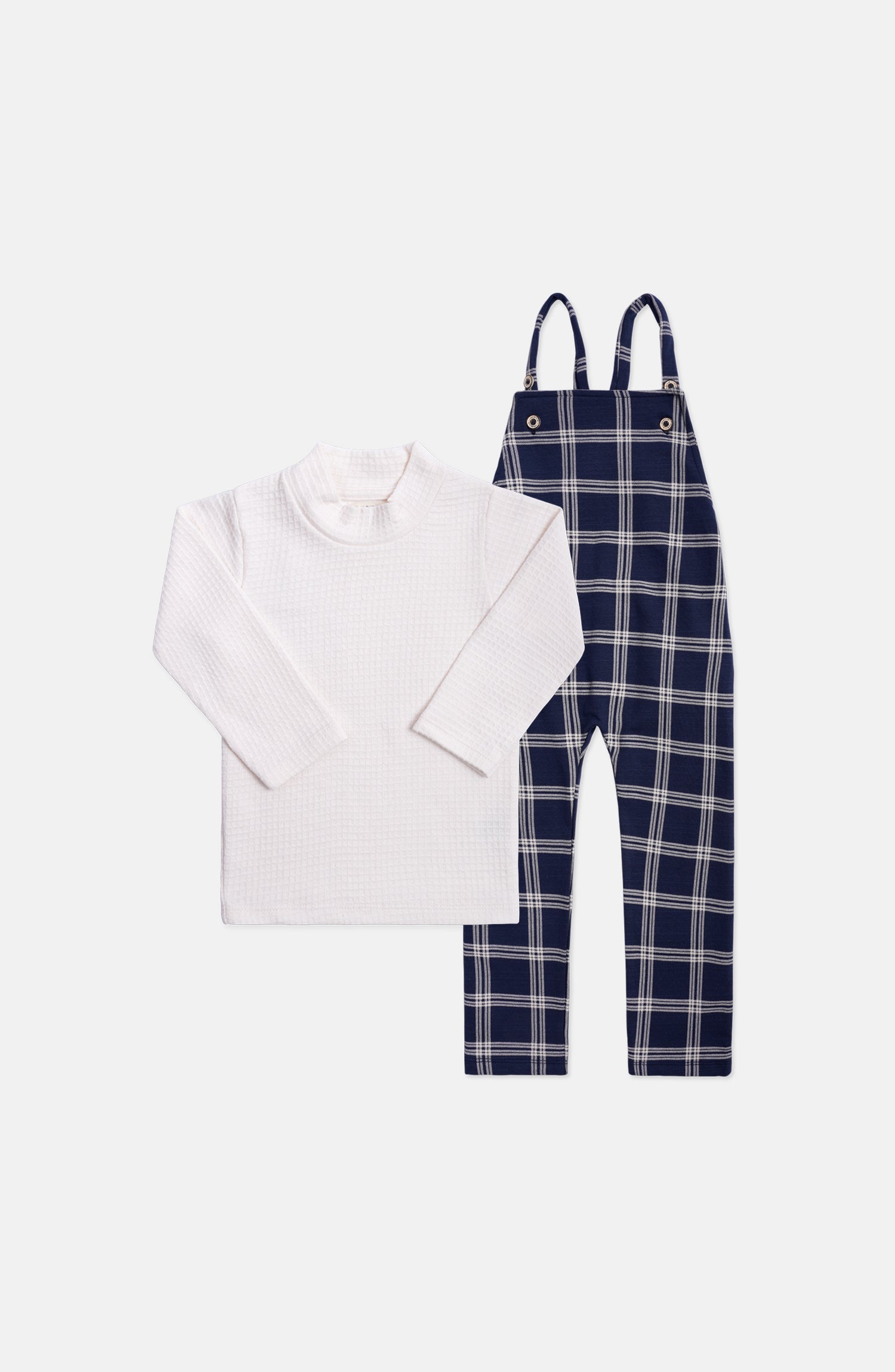 2piece Knit Printed Dungarees - IBSU603423 - Shop Now at Leisure Club