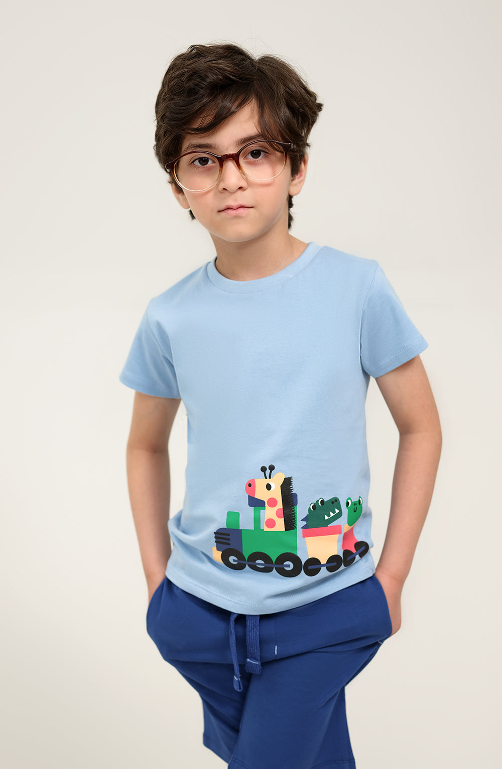 Boys Animal Train Co-Ord Set