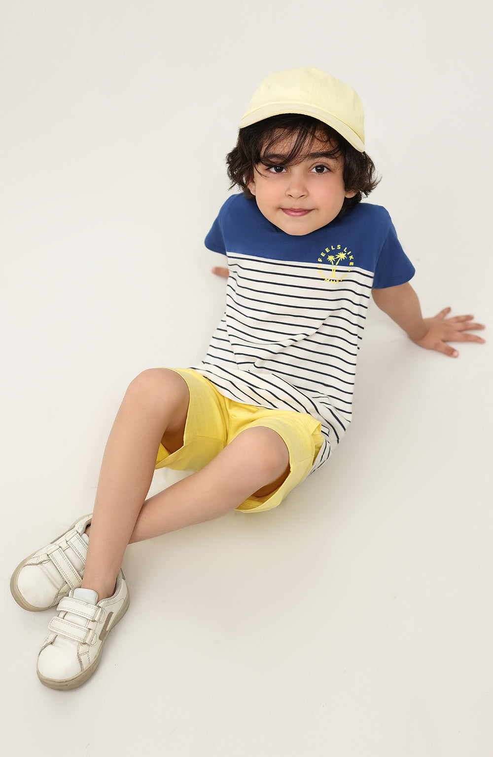 Boys Striper Contrast Co-Ord Set - IBSU705125 - Shop Now at Leisure Club