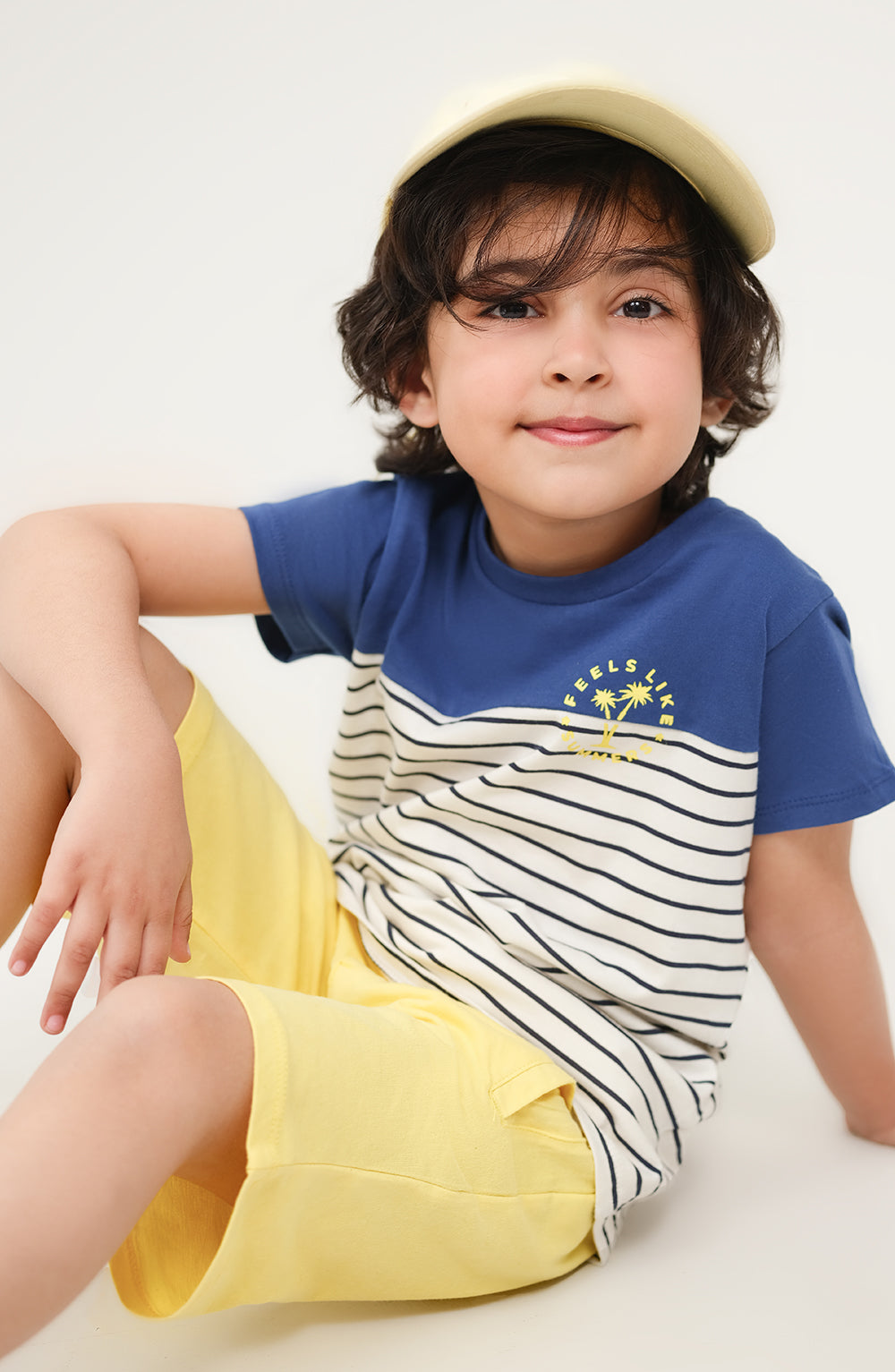 Boys Striper Contrast Co-Ord Set - IBSU705125 - Shop Now at Leisure Club