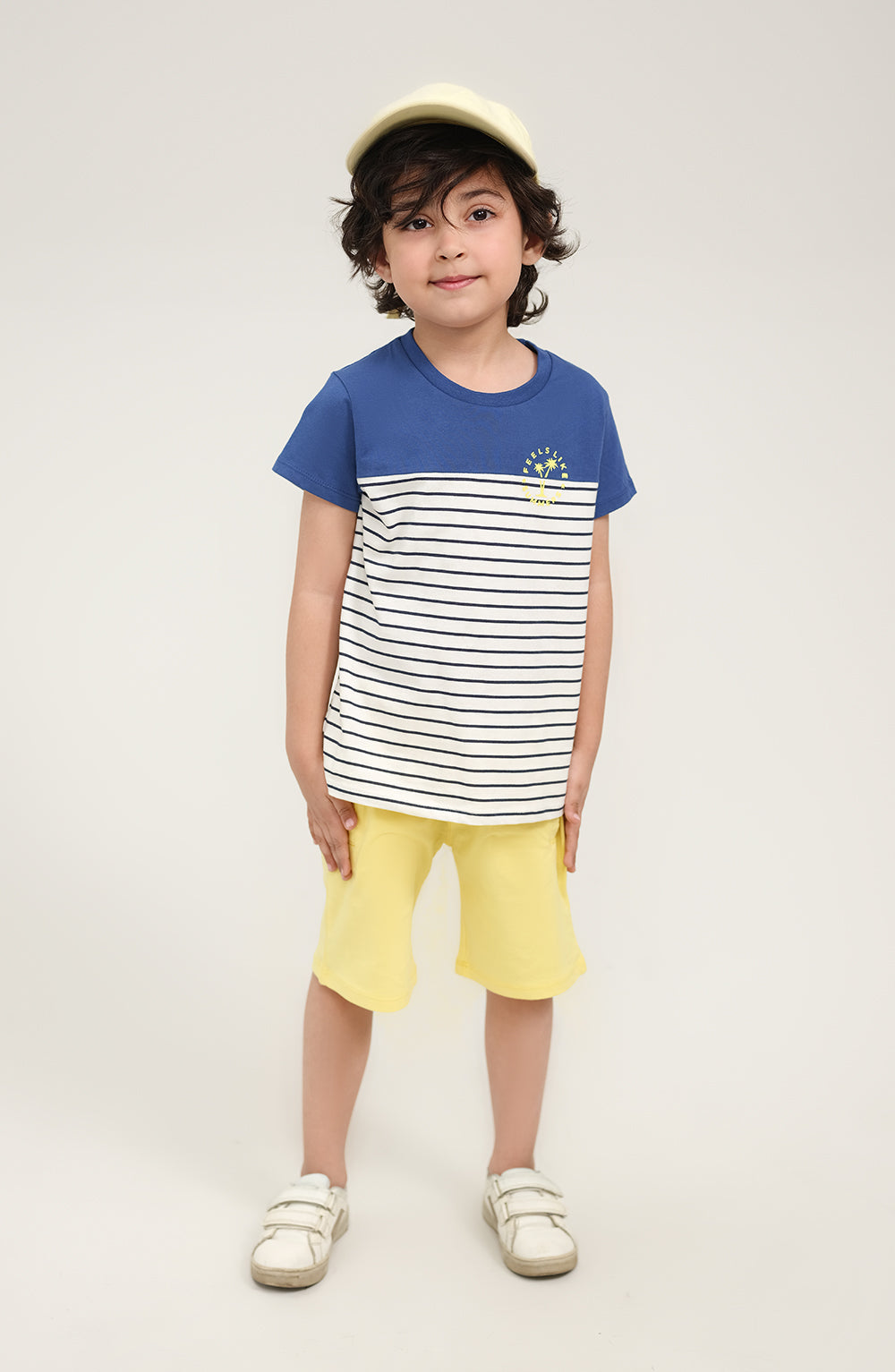 Boys Striper Contrast Co-Ord Set - IBSU705125 - Shop Now at Leisure Club