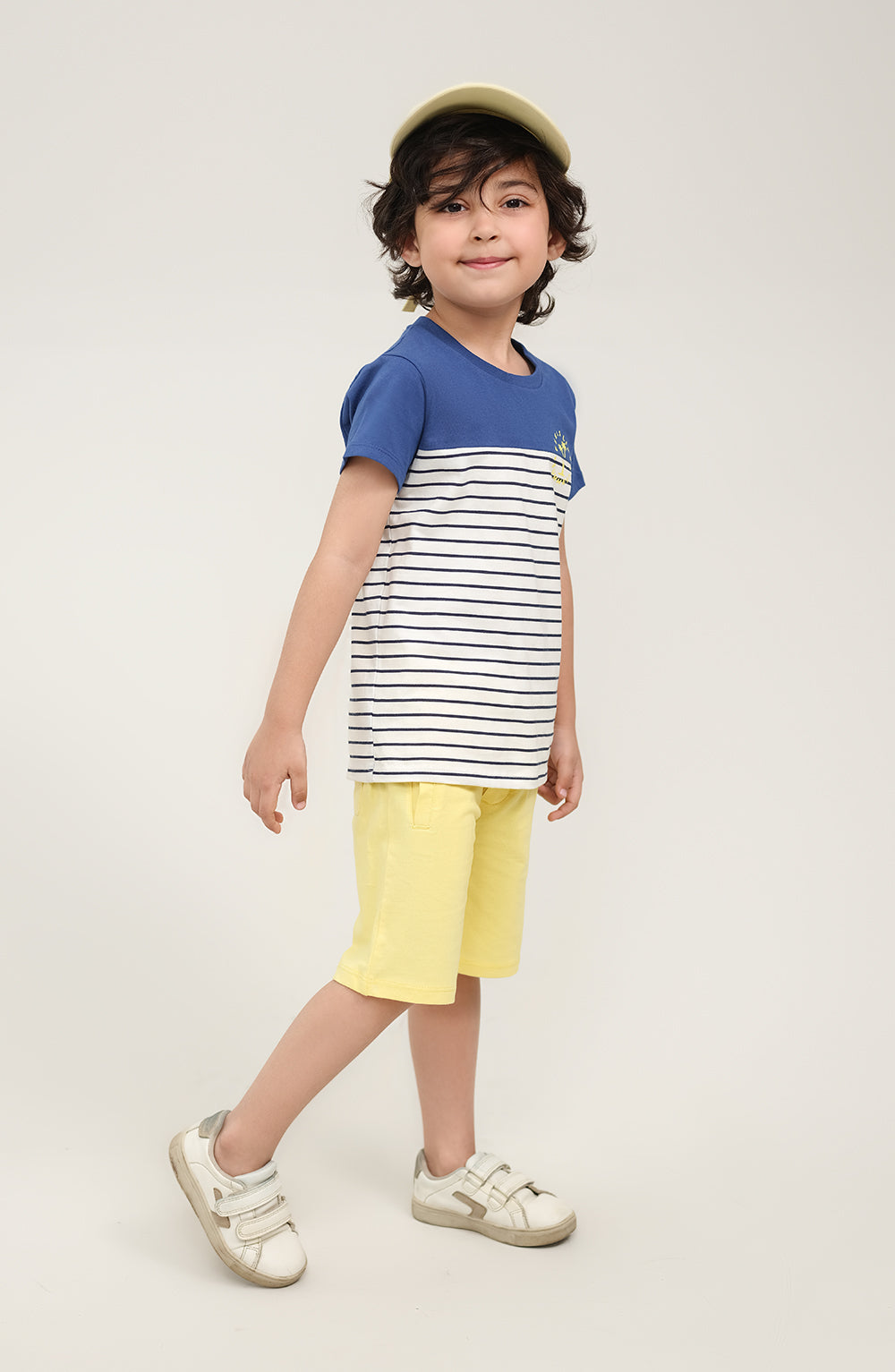 Boys Striper Contrast Co-Ord Set - IBSU705125 - Shop Now at Leisure Club