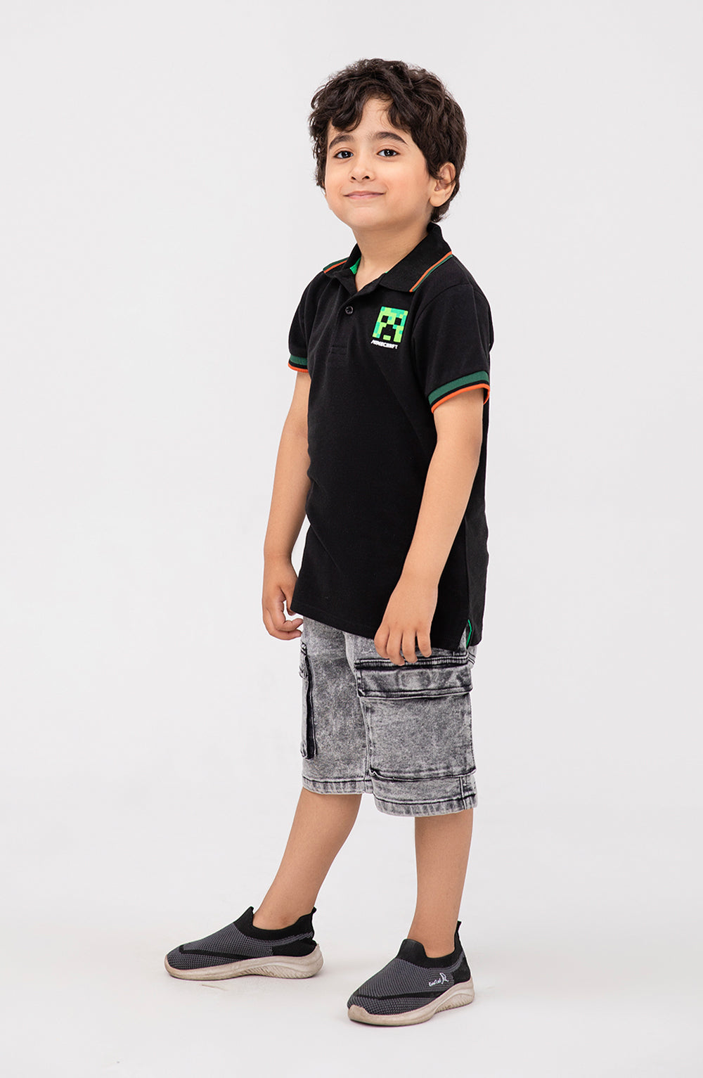 Boys Basic Polo Co-Ord Set