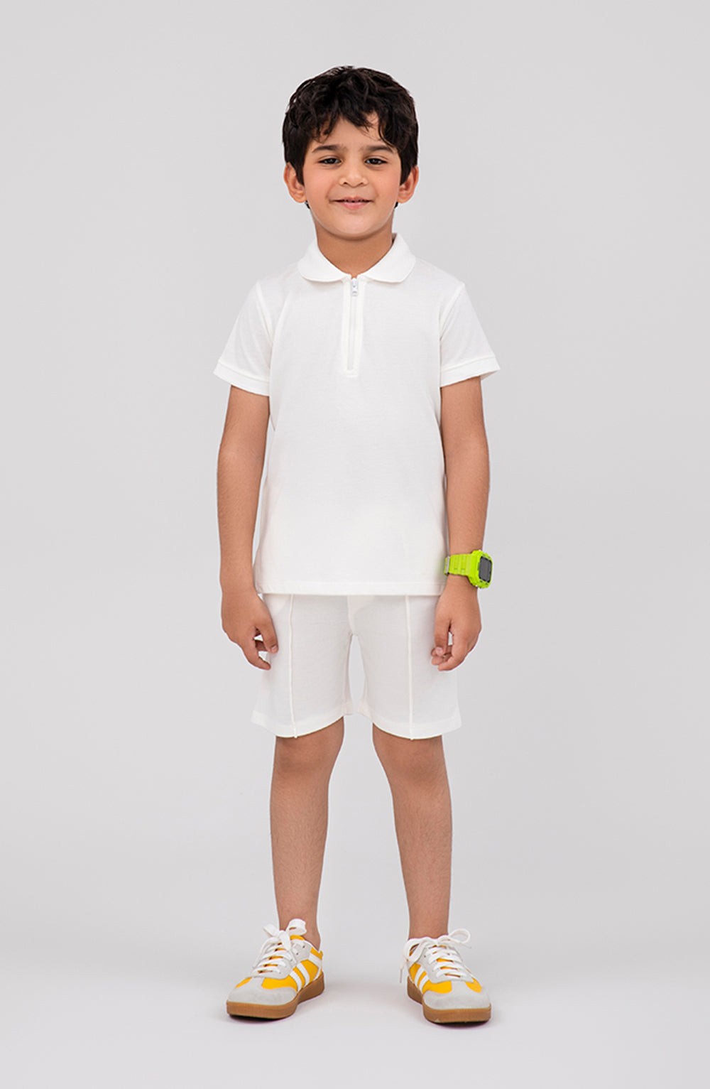 Boys Basic Polo Co-Ord Set