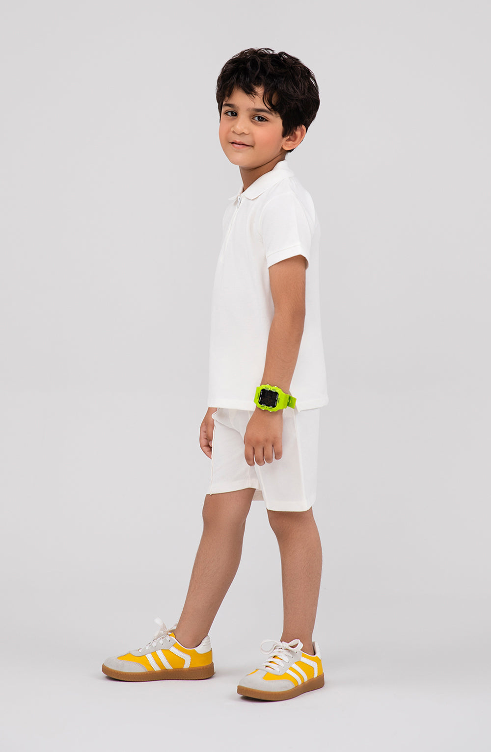 Boys Basic Polo Co-Ord Set