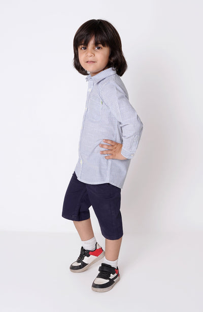 Infant Boys Striper Shirt - IBW701A124 - Shop Now at Leisure Club