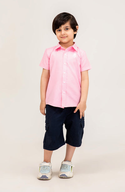 Boys Oxford Pink Shirt - IBW707125 - Shop Now at Leisure Club