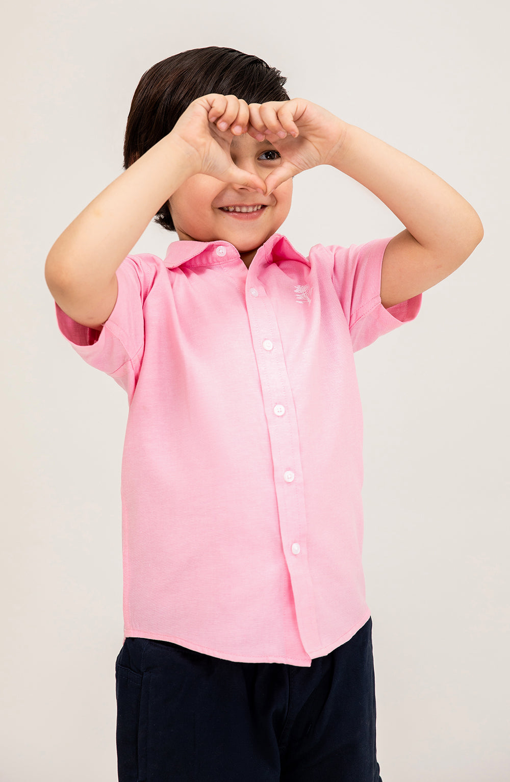 Boys Oxford Pink Shirt