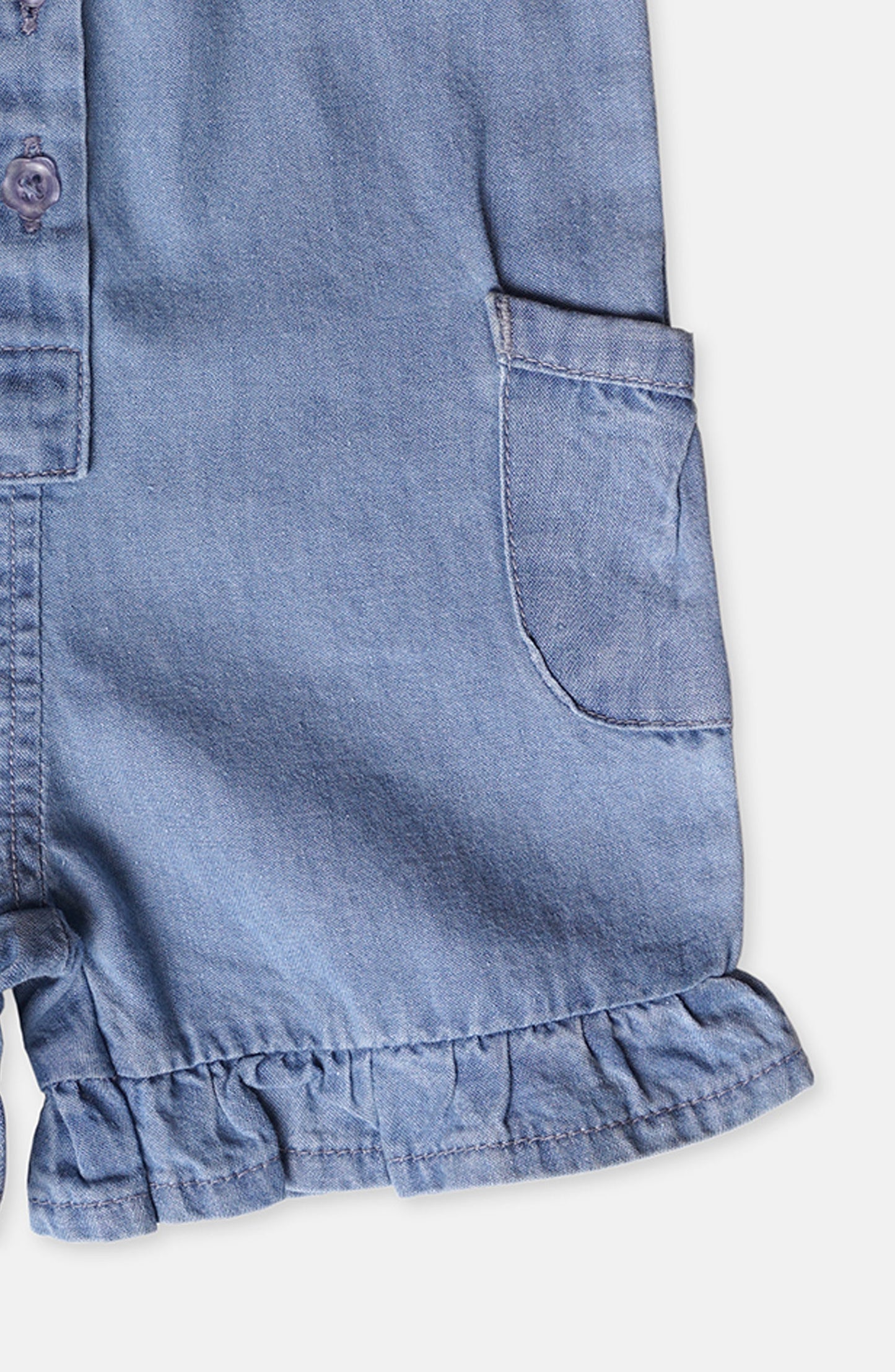 Frilled Dungaree